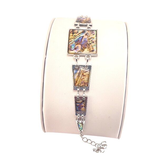 Queen of the Sea Natural Abalone Paua Silver Handcrafted Abalone Shell and Silve - Picture 5 of 10